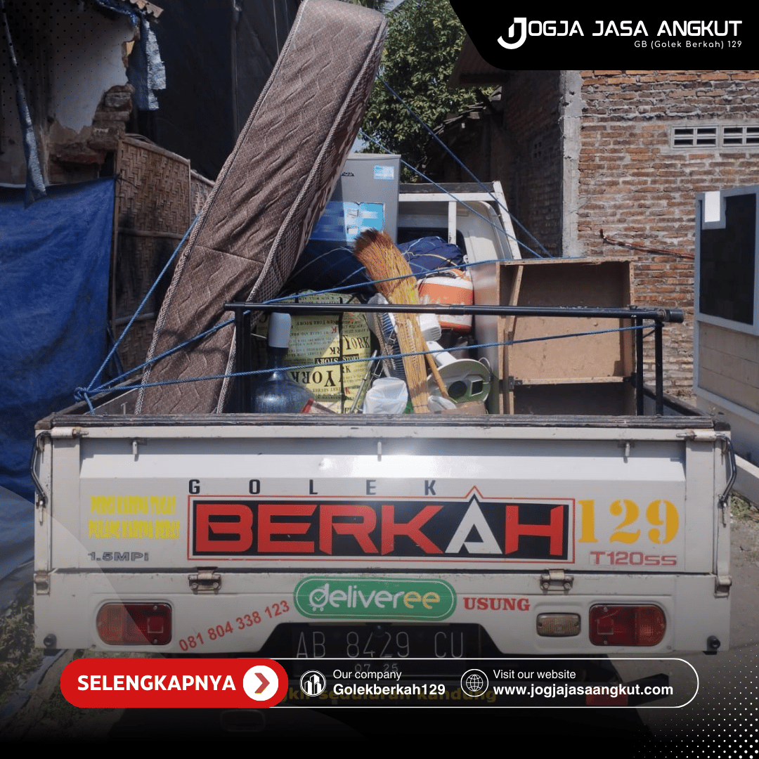Jasa Angkut Jogja. Jasa Pindahan Kost/Kontrakan